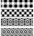 tartan seamless pattern bundle vector image vector image