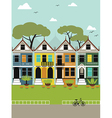 little town vector image