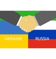 russia and ukraine crisis vector image
