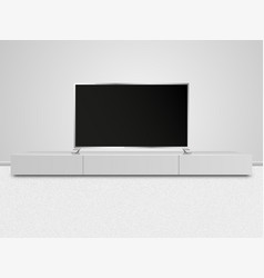 Tv flat screen lcd plasma realistic Royalty Free Vector