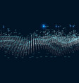 abstract background big data visualization vector image