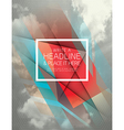 abstract shape background design vector image