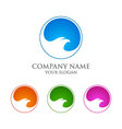 eagle logo template falcon hawk logo design vector image