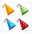 party hat set vector image vector image