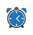 alarm clock icon vector image vector image