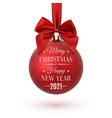 merry christmas and happy new year 2021 christmas vector image vector image