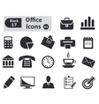 office icons vector image