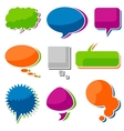 speech bubbles vector image