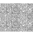 seamless pattern with ethnic elements vector image