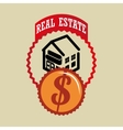 real estate design home concept property icon vector image