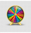 wheel fortune vector image vector image