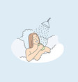 skincare relaxation beauty rituals concept vector image