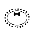 stars in circle vector image