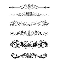 Curls to frame Royalty Free Vector Image - VectorStock