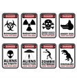 danger sig vector image