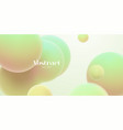 gradient background with soft metaball shapes vector image
