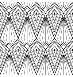 Abstract geometric seamless monochrome Royalty Free Vector