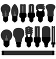lightbulb light bulb lamp set a set of light bulb vector image