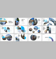 minimal presentations design portfolio vector image vector image