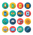 petrol station icon vector image
