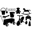 kids toys vector image vector image