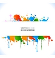 colour grunge poster vector image