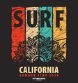 on the theme of surf rider vector image