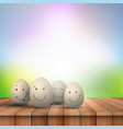 easter egg background vector image