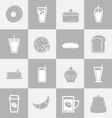 Hot coffee drinks recipes icons set Royalty Free Vector