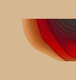 colorful paper layers 3d abstract gradient vector image vector image