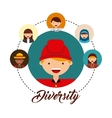 diversity of world cultures vector image