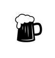 icon beer mug design element for logo vector image