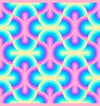 unicorn rainbow stripes pattern neon pastel vector image vector image