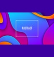 colorful gradient cover design futuristic vector image