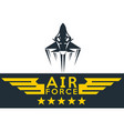 airforce design vector image