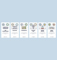 mobile app onboarding screens home climate system vector image