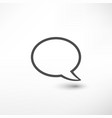 speech bubble icon vector image vector image