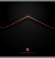 abstract black and gray metallic triangle overlap vector image vector image