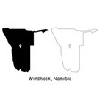 1121 windhoek namibia vector image