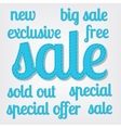 sale titles vector image