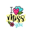 creative typography card with phrase vector image