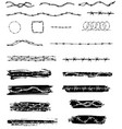 barbed wire vector image