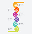 infographics six options vector image