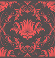damask seamless pattern element vector image