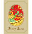 easter egg vector image vector image