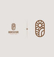 agriculture farm logo template universal creative vector image vector image