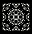 black bandana print vector image