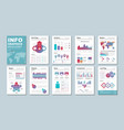infographic brochures data visualization vector image vector image