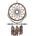 dreamcatcher vector image vector image