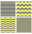 tile chevron pattern set with grey white vector image vector image